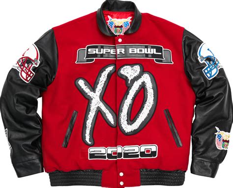 weeknd super bowl jacket